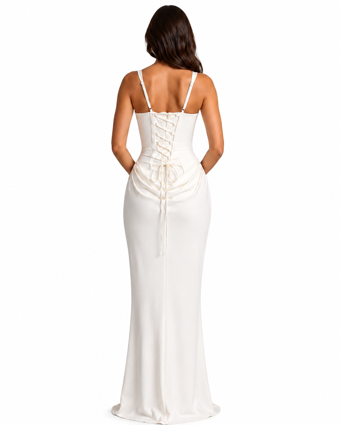 Women's Bodycon Maxi Dress – Sculpted Silhouette with Square Neckline