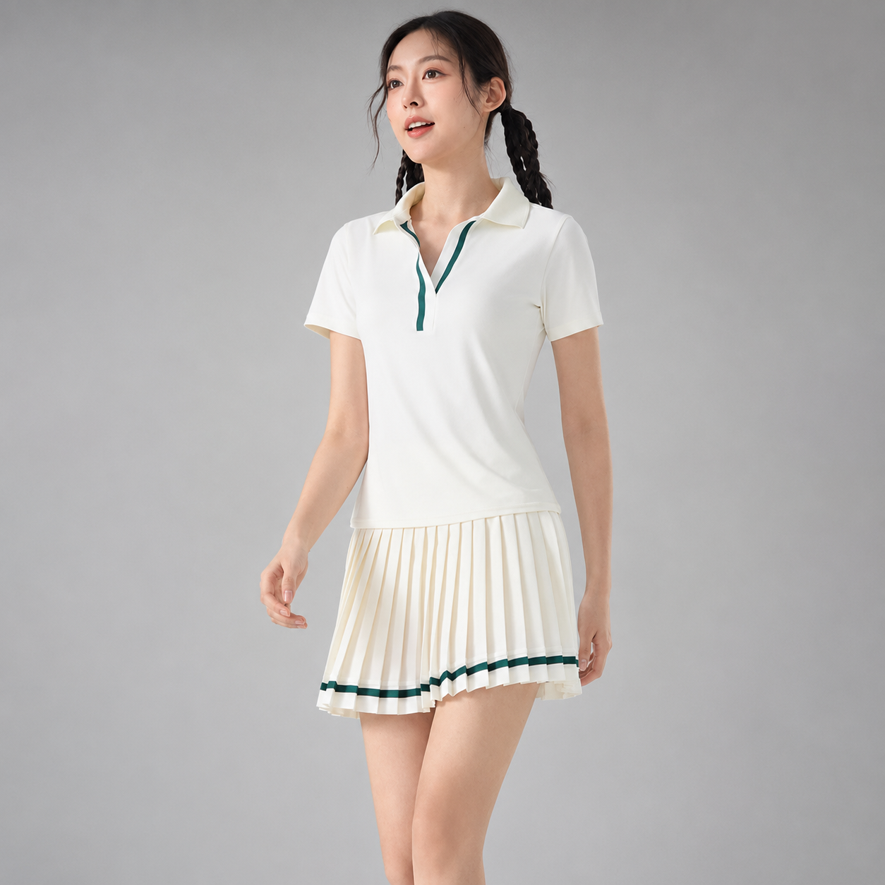 Women's Quick Dry Breathable Skort – Pleated Design for Tennis and Golf