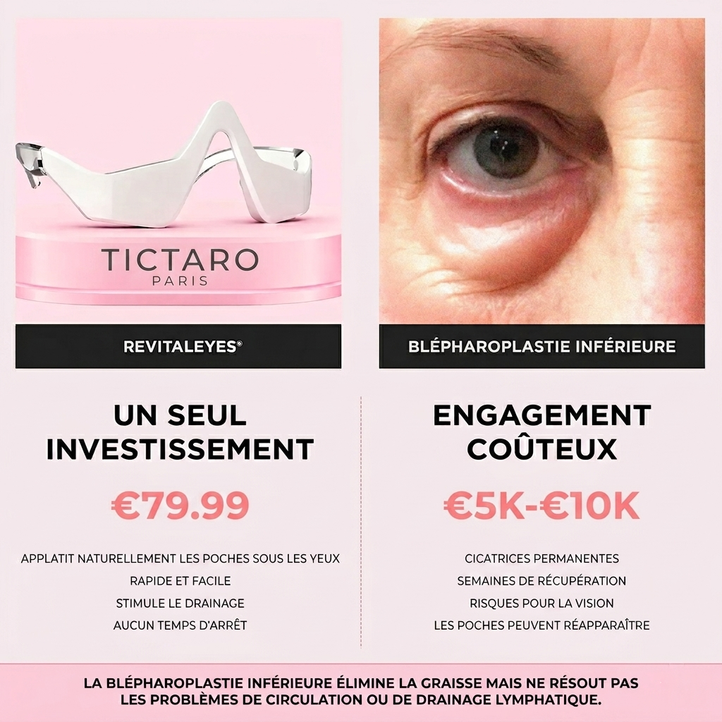 RevitalEyes® 2-in-1 Red Light Therapy + EMS To Erase Eye Bags
