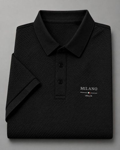 Men's Cotton Short-Sleeved Polo Shirt – Classic Fit