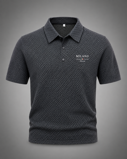 Men's Cotton Short-Sleeved Polo Shirt – Classic Fit