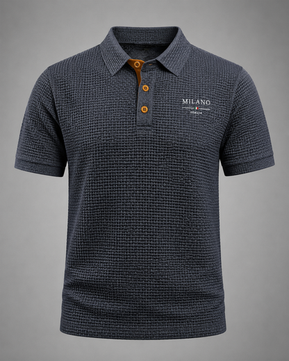 Men's Cotton Short-Sleeved Polo Shirt – Classic Fit
