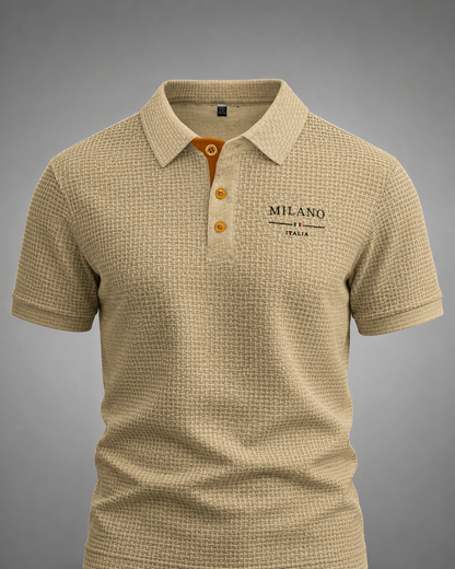 Men's Cotton Short-Sleeved Polo Shirt – Classic Fit