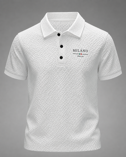 Men's Cotton Short-Sleeved Polo Shirt – Classic Fit