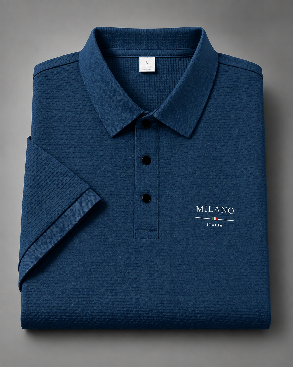 Men's Cotton Short-Sleeved Polo Shirt – Classic Fit