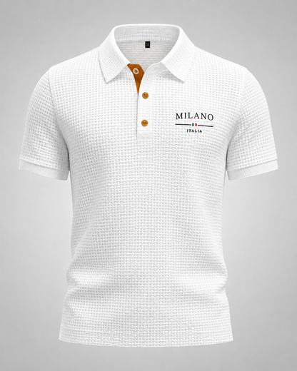 Men's Cotton Short-Sleeved Polo Shirt – Classic Fit
