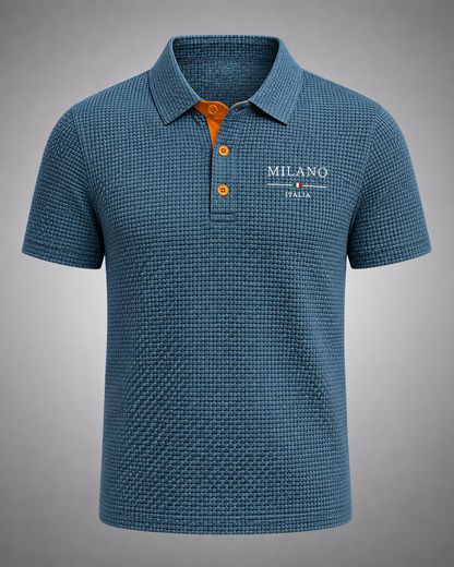 Men's Cotton Short-Sleeved Polo Shirt – Classic Fit
