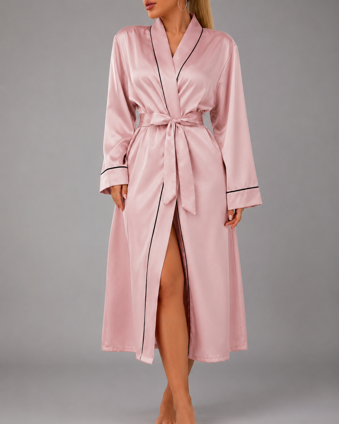 Women's Silk Nightgown – Classic Design for Spring