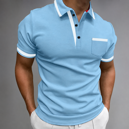 Men's Cotton Polo Shirt – Classic Cut – Versatile Design