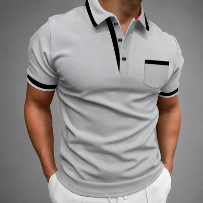 Men's Cotton Polo Shirt – Classic Cut – Versatile Design