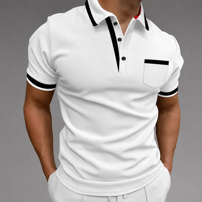 Men's Cotton Polo Shirt – Classic Cut – Versatile Design