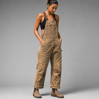 Unisex Durable Gardening Overalls – Adjustable Straps with Multiple Deep Pockets