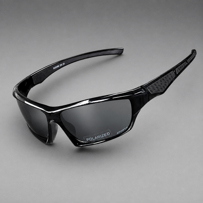 Men's Polarized Sport Sunglasses – Wraparound Frame for Secure Fit