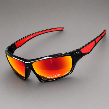 Men's Polarized Sport Sunglasses – Wraparound Frame for Secure Fit
