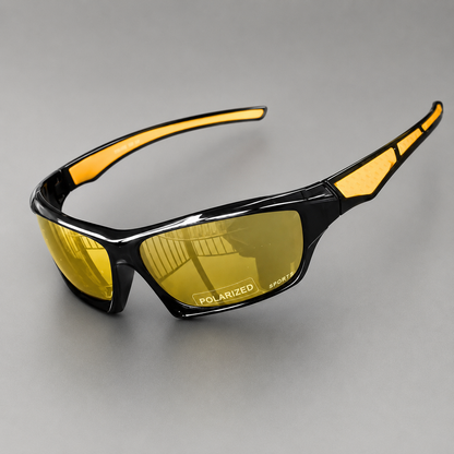 Men's Polarized Sport Sunglasses – Wraparound Frame for Secure Fit
