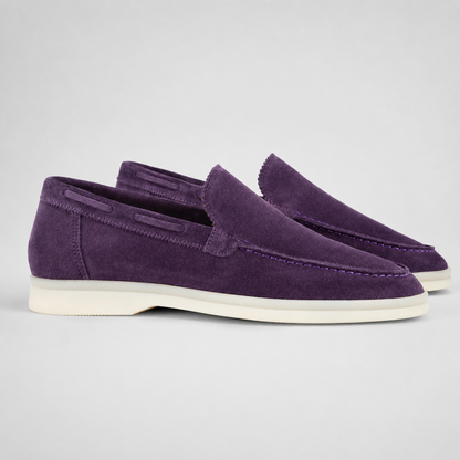 Men's Suede Loafers – Slip-On Design for Warm Weather