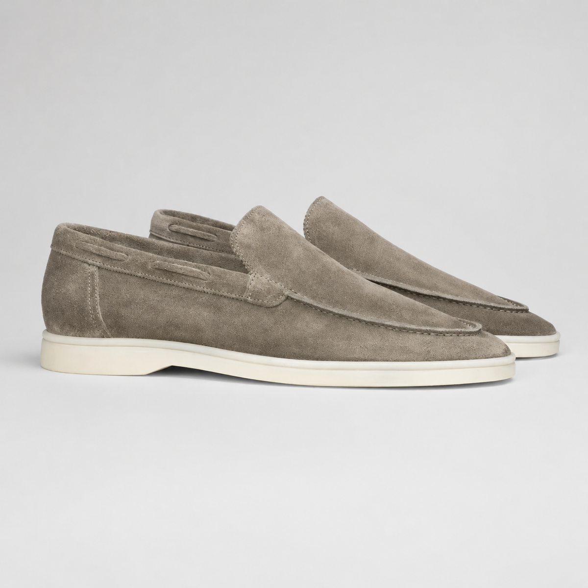 Men's Suede Loafers – Slip-On Design for Warm Weather