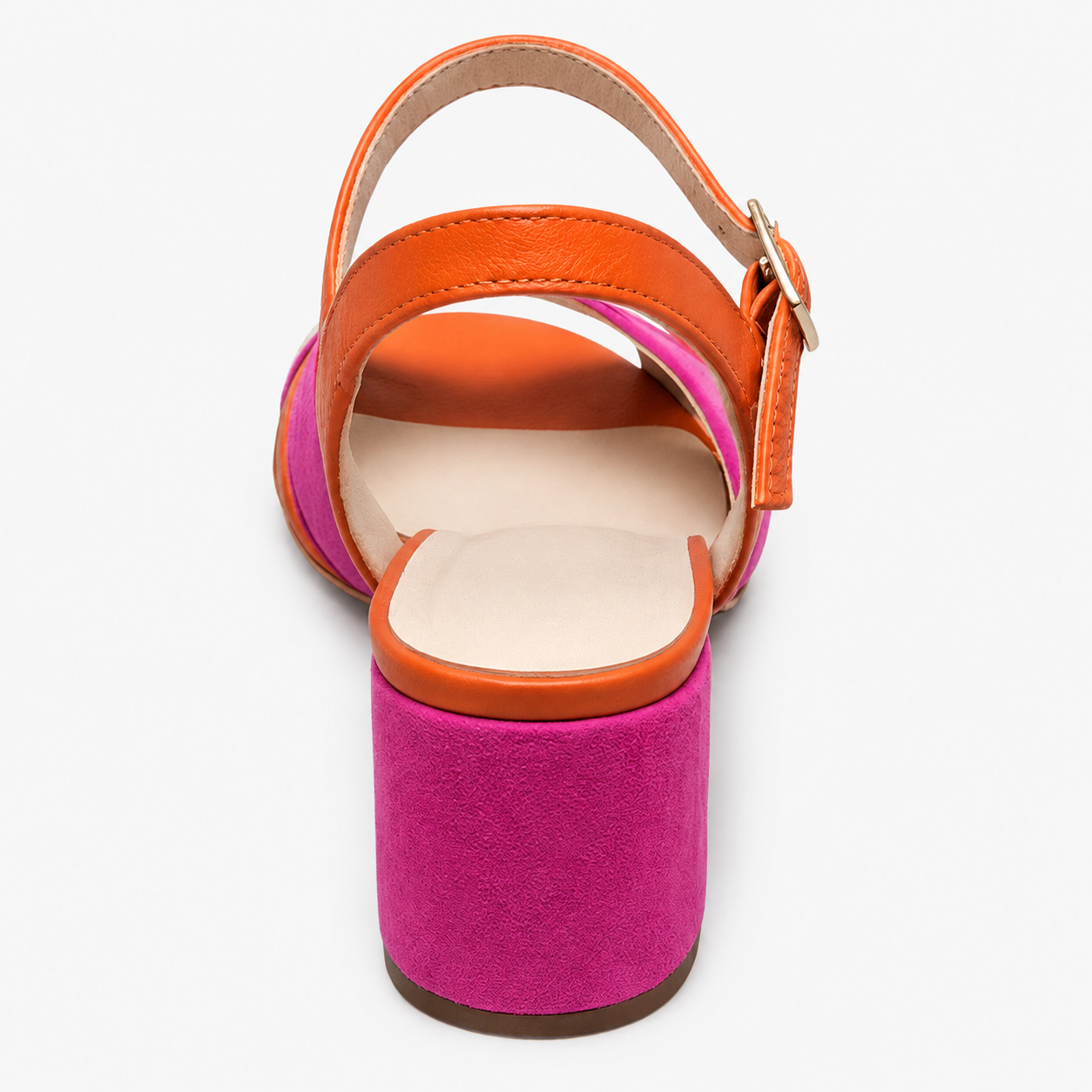 Women's Synthetic Wedge Heel Sandals – Adjustable Ankle Strap with Cushioned Sole