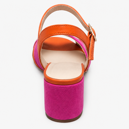 Women's Synthetic Wedge Heel Sandals – Adjustable Ankle Strap with Cushioned Sole