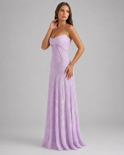 Women's Lightweight Maxi Summer Dress – Flowing Silhouette for Wedding Guests