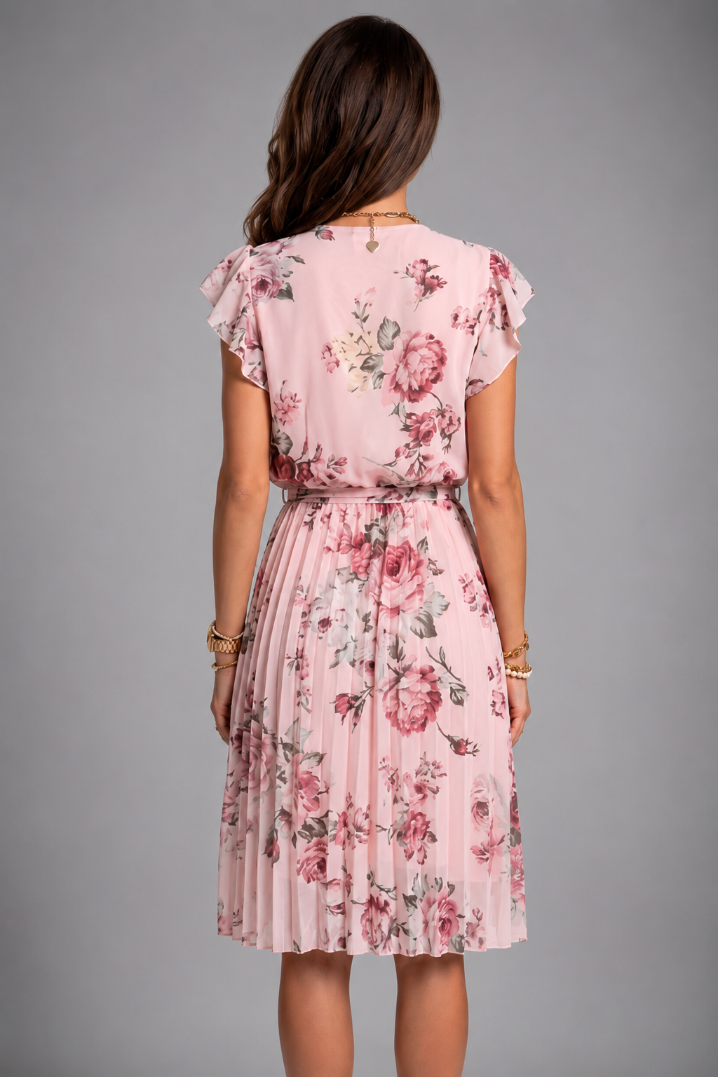 Lightweight Womens Dress | Wrap Design with Flared Skirt | Elegant Summer Style for Effortless Movement 1