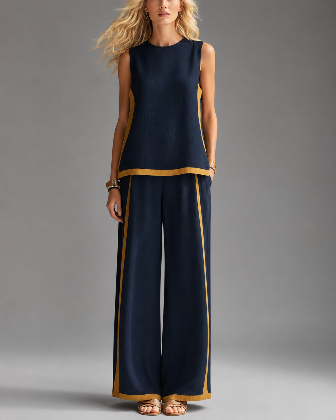 Effortless Loungewear Sets | Women's Lightweight Flowy Lounge Set with Loose Fit Top & Pants for All-Day Comfort 2