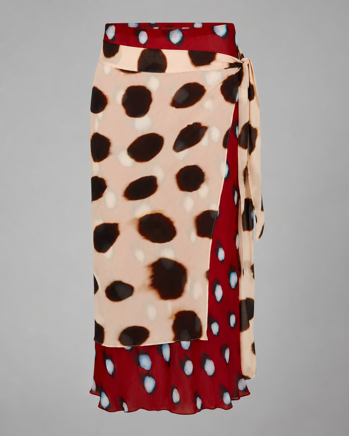 Women's Midi Skirt – Animal Print, One Size