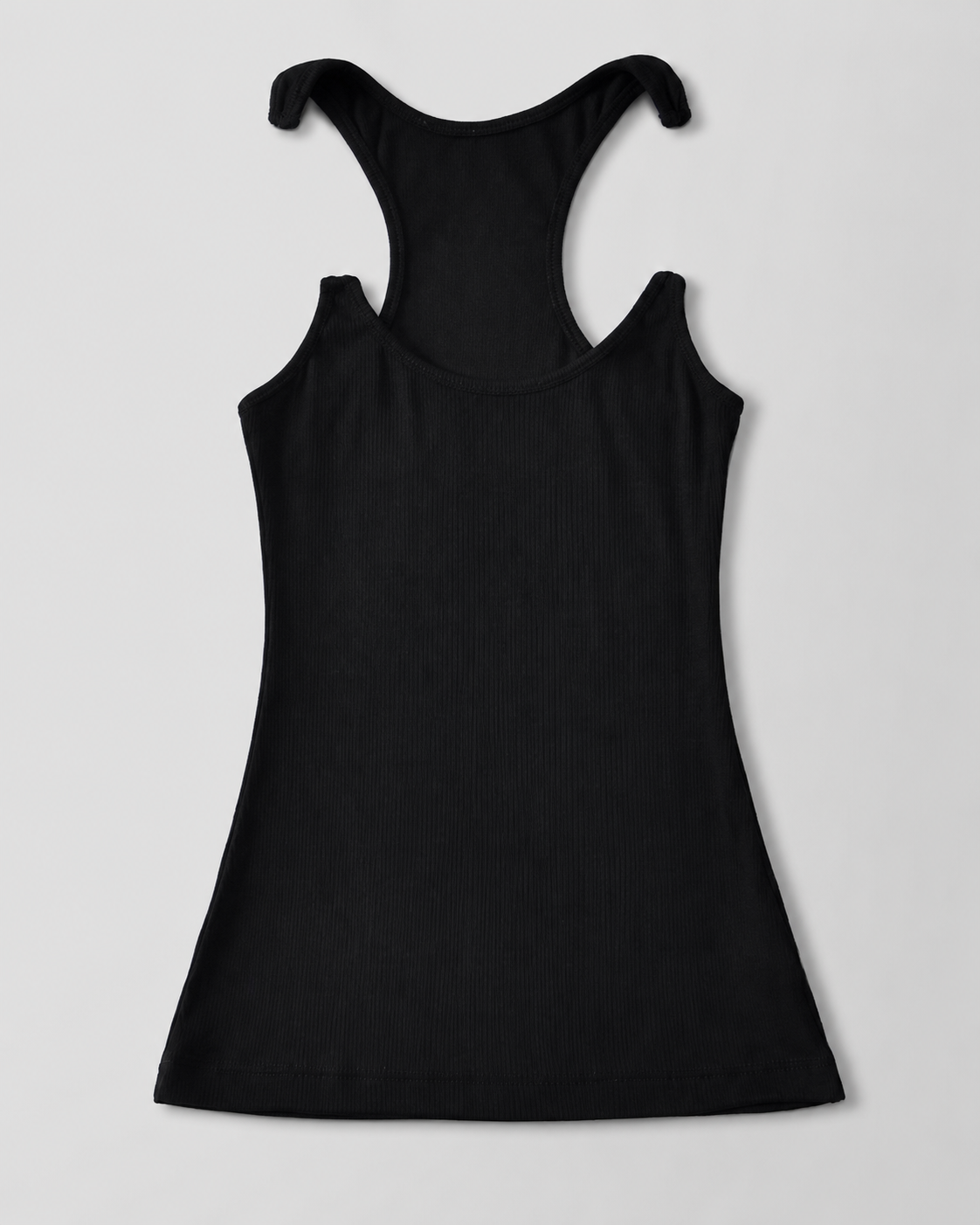 Women's Ribbed Tank Top – Invisible Straps, Comfortable Fit