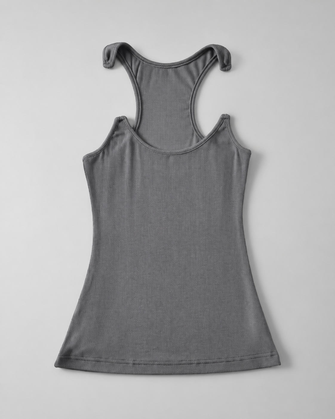 Women's Ribbed Tank Top – Invisible Straps, Comfortable Fit