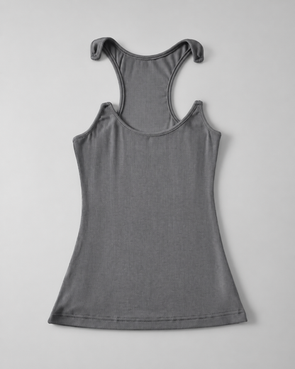 Women's Ribbed Tank Top – Invisible Straps, Comfortable Fit