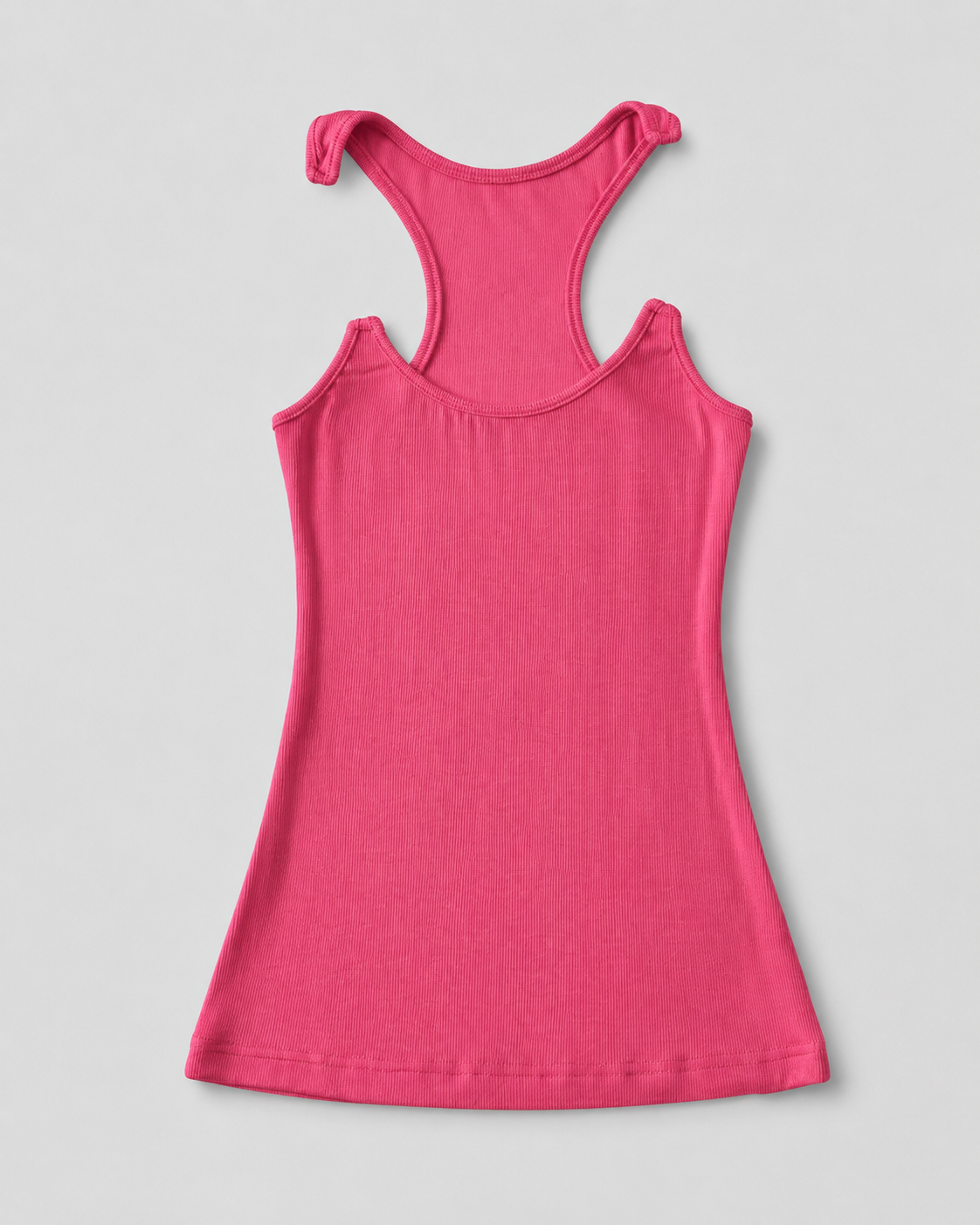 Women's Ribbed Tank Top – Invisible Straps, Comfortable Fit