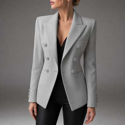 Women's Cotton Blazer – Structured Fit for Autumn/Winter