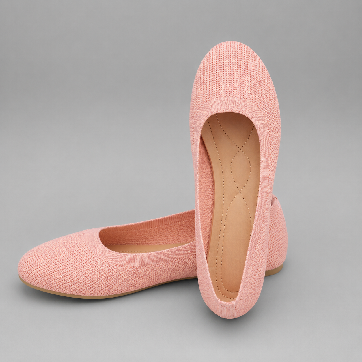 Women's Breathable Flyweb Flat Shoes – Orthopedic Foot Support, Non-Slip Rubber Outsole