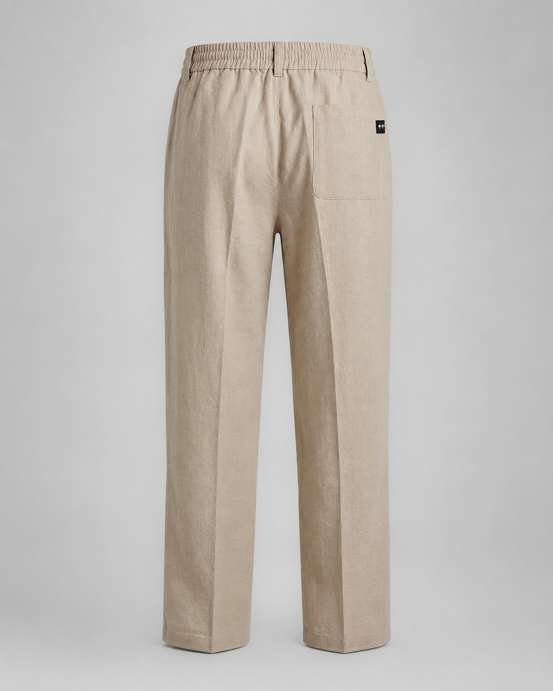 Men's Precision-Woven Cooling Fabric Straight Leg Pants – Relaxed Fit with Adjustable Drawstring Waist