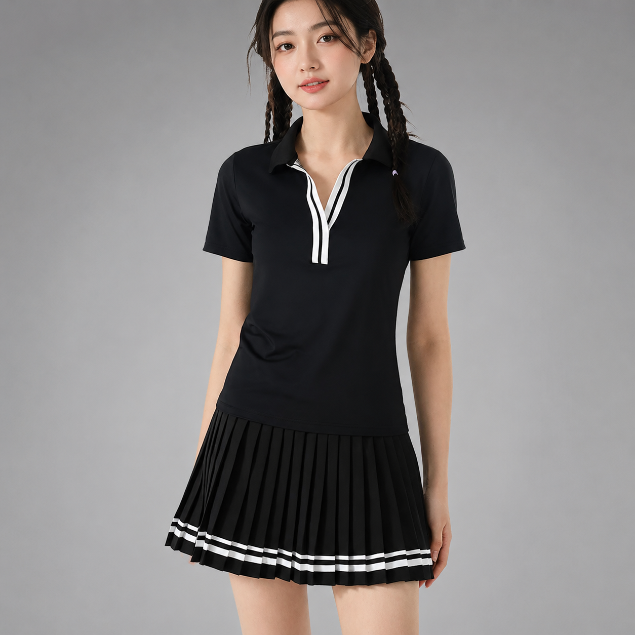 Women's Quick Dry Breathable Skort – Pleated Design for Tennis and Golf