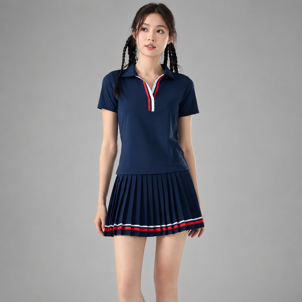 Women's Quick Dry Breathable Skort – Pleated Design for Tennis and Golf