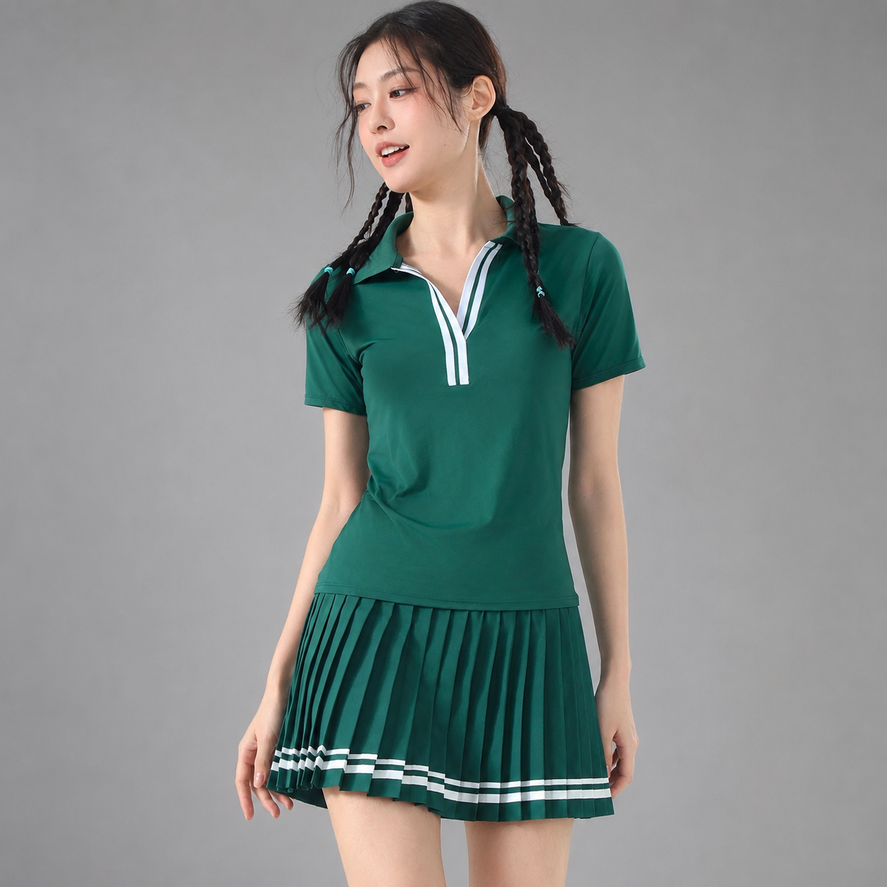 Women's Quick Dry Breathable Skort – Pleated Design for Tennis and Golf