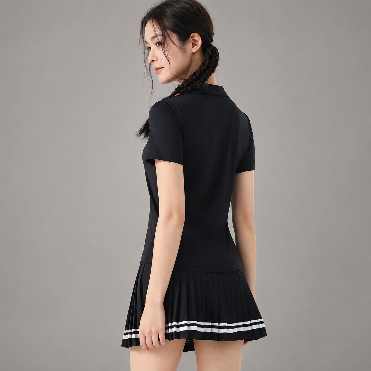 Women's Quick Dry Breathable Skort – Pleated Design for Tennis and Golf