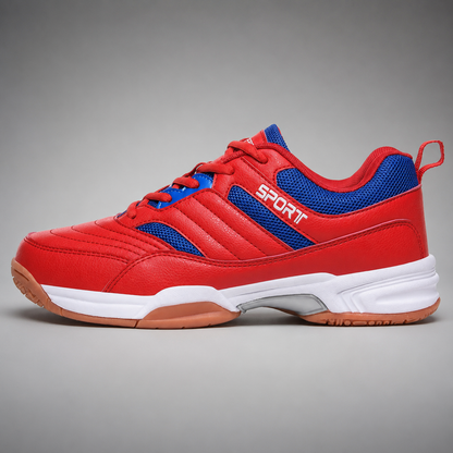 Men's Breathable Pickleball Sports Sneakers – Lace-Up Casual Tennis Shoes for Outdoor Activities