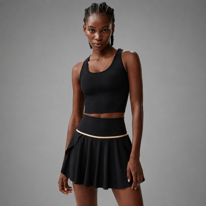 Women's Quick-Drying PickleballSkirt Set – Pleated Skirt with Supportive Sports Bra