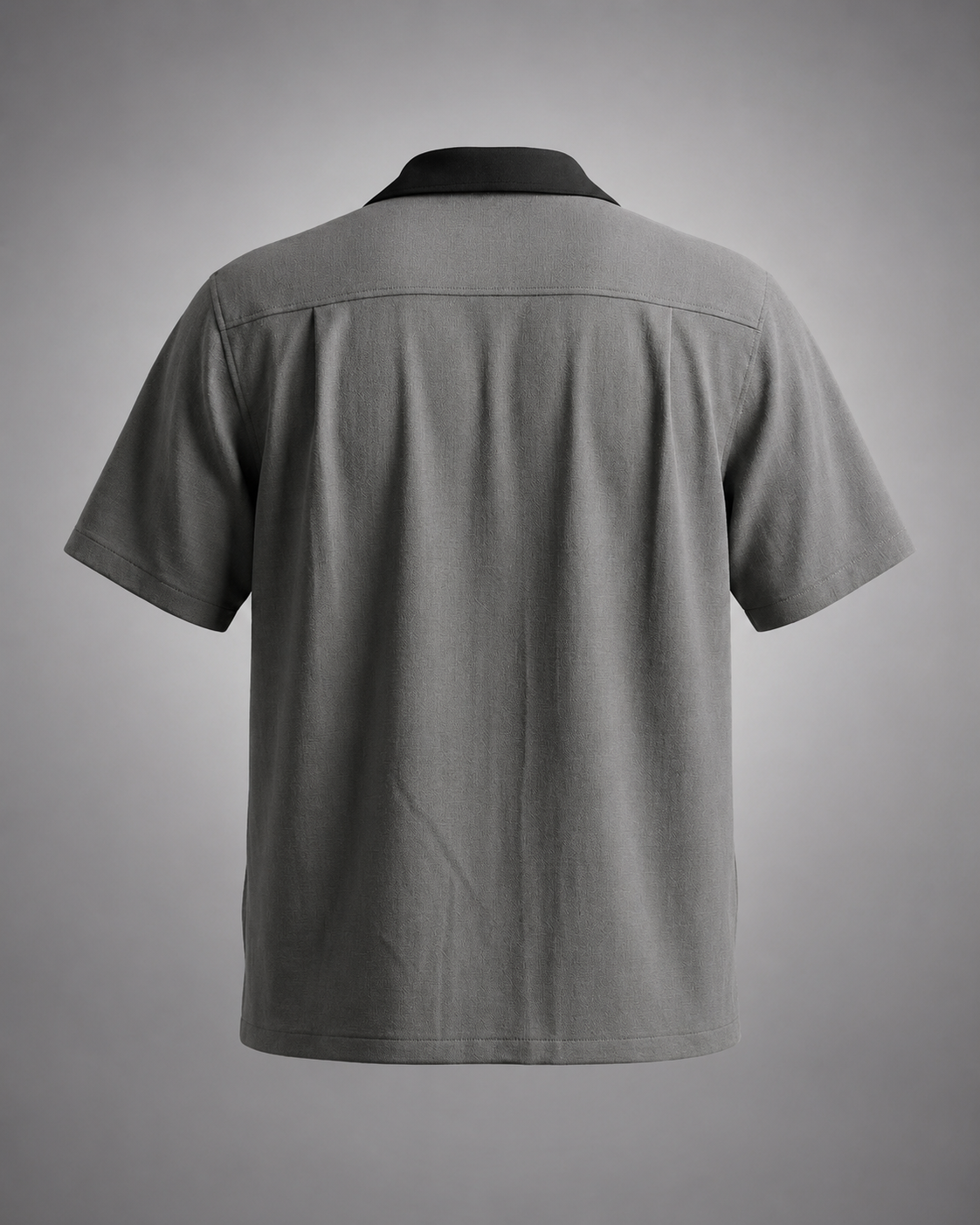 Men's Cotton Bowling Shirt – Regular Fit with Camp Collar – Button Closure
