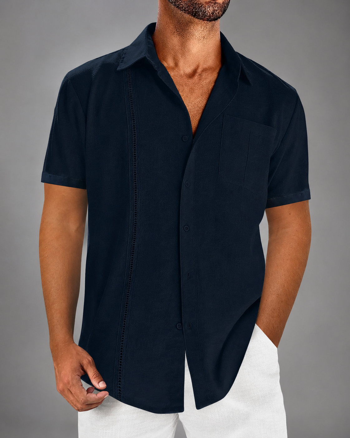 Men's Lightweight  Hawaiian Shirt – Short Sleeve with Pocket