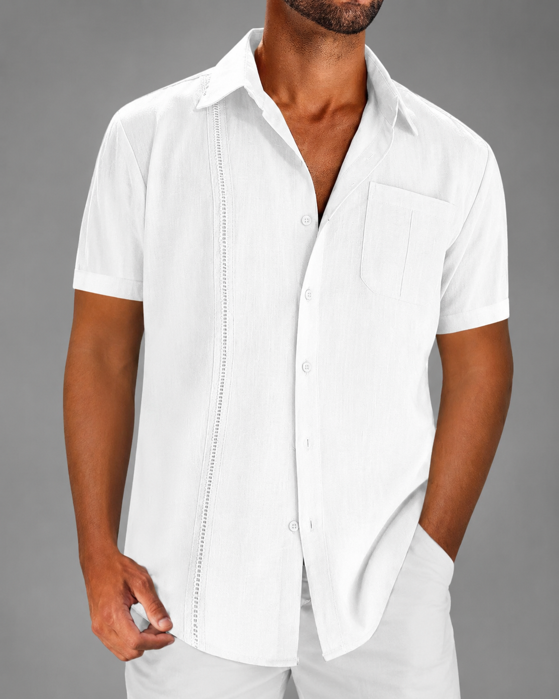 Men's Lightweight  Hawaiian Shirt – Short Sleeve with Pocket