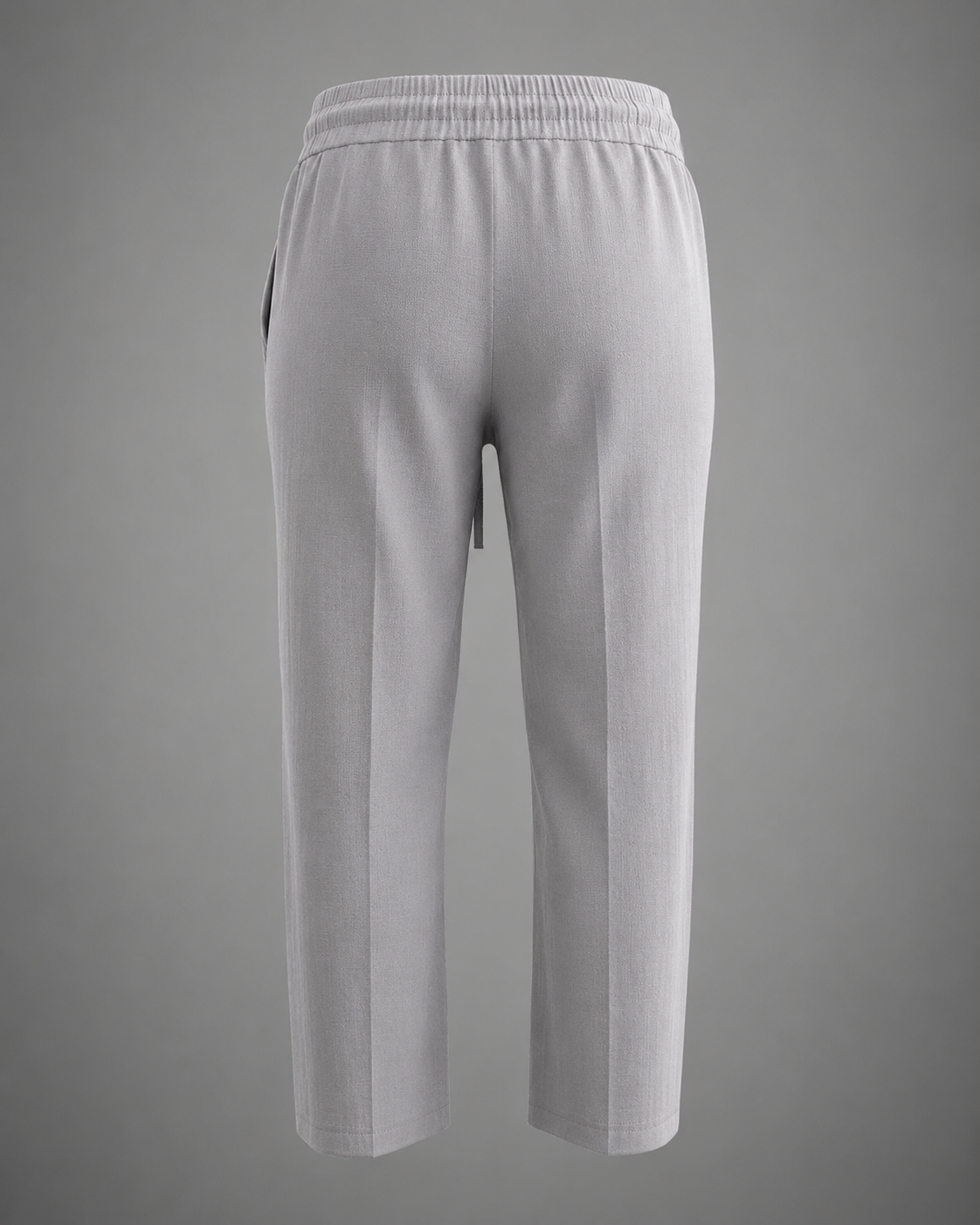 Women's Cotton Linen Pants – Relaxed Fit with Button-Front Closure
