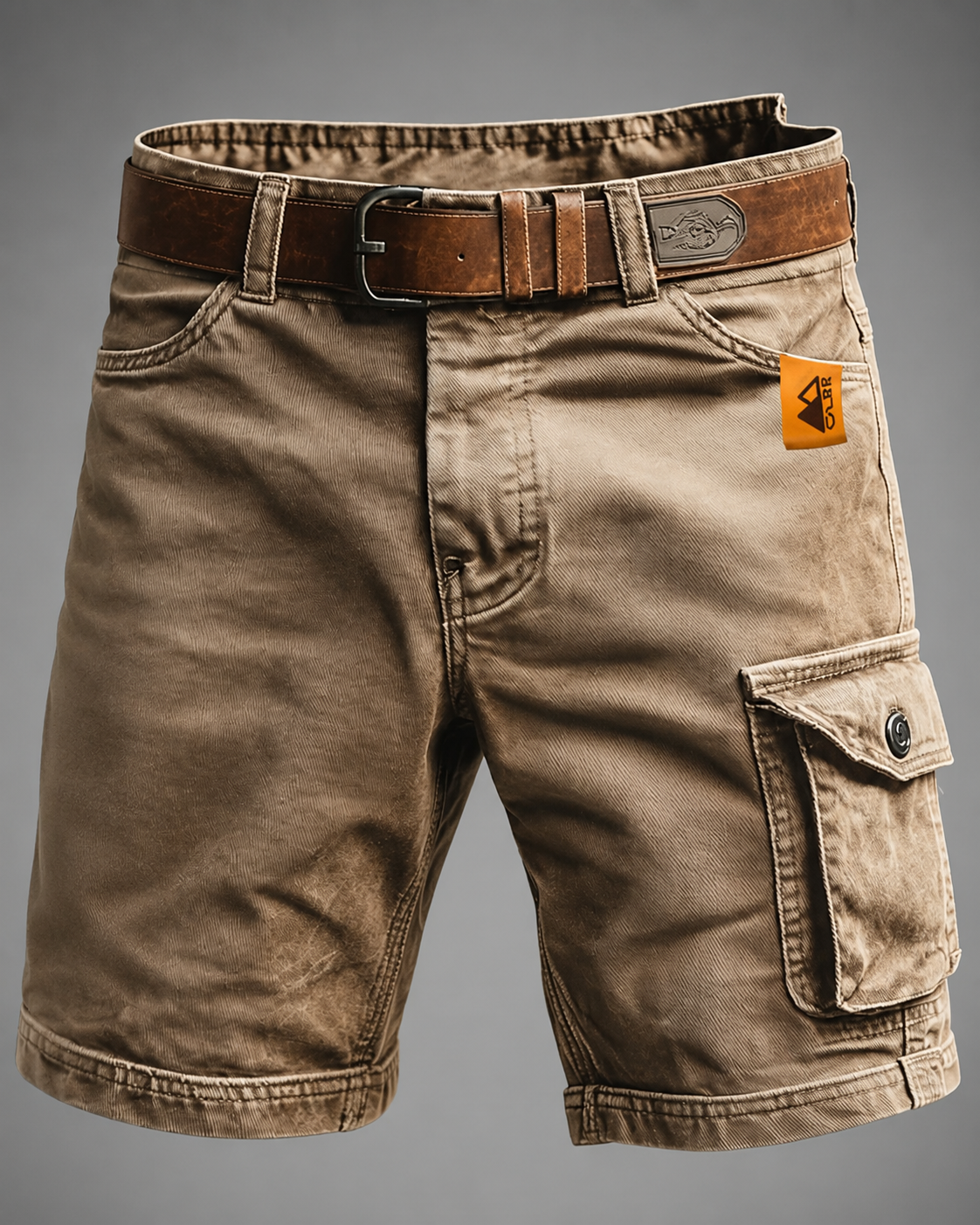 Men's Cotton Blend Cargo Shorts | Vintage-Inspired Relaxed Fit Utility Wear