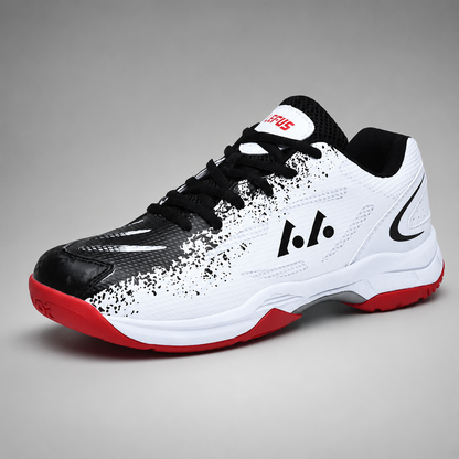 Men's Lightweight Badminton Sneakers – Non-Slip Sole, Lace-Up Closure