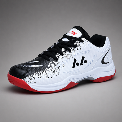 Men's Lightweight Badminton Sneakers – Non-Slip Sole, Lace-Up Closure
