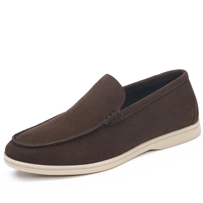Men's Cow Suede Loafers – Breathable Construction for Business Casual 2