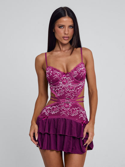 Women's Sleeveless Mini Dress – Corset-Inspired Fit, Available in Orange, Teal, Burgundy 0